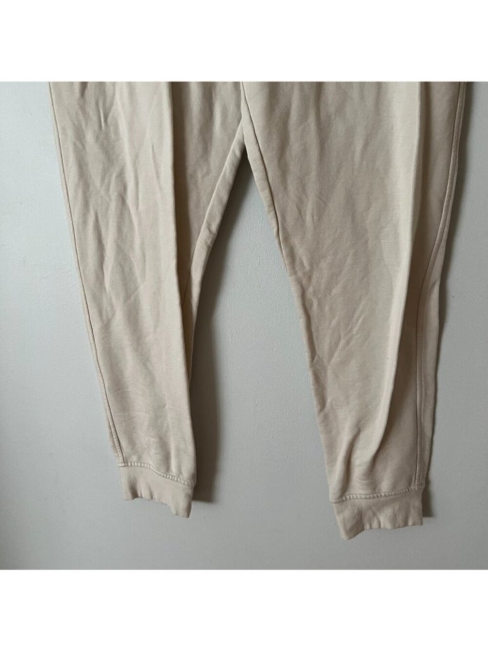 Quince SuperSoft Fleece Joggers Off-White Women's Size Medium - Picture 2 of 10